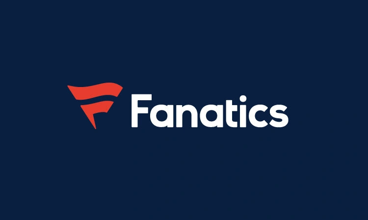 blue background with Fanatics logo 